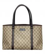 GUCCIグッチ）の古着「トートバッグ」｜ベージュ