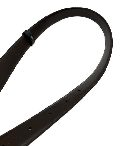 MONTBLANC（モンブラン）MONTBLANC (モンブラン) レザーベルト ブラックの古着・服飾アイテム