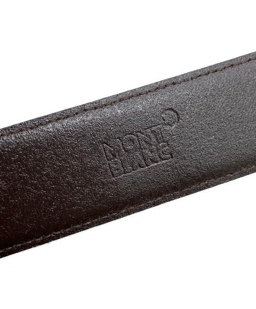 MONTBLANC（モンブラン）MONTBLANC (モンブラン) レザーベルト ブラックの古着・服飾アイテム