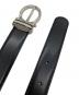 中古・古着 MONTBLANC (モンブラン) レザーベルト ブラック：15000円