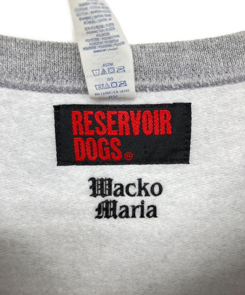 RESERVOIR DOGS（レザボアドッグス）RESERVOIR DOGS (レザボアドッグス) WACKO MARIA (ワコマリア) クルーネックスウェット グレー サイズ:Lの古着・服飾アイテム