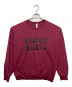 JERZEES×WACKO MARIAジャージーズ×ワコマリア）の古着「クルーネックスウェット　22AW ロゴ刺繍」｜ボルドー
