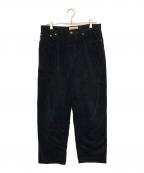 stussyステューシー）の古着「116509　スティッシー　コーデュロイパンツ」｜ブラック