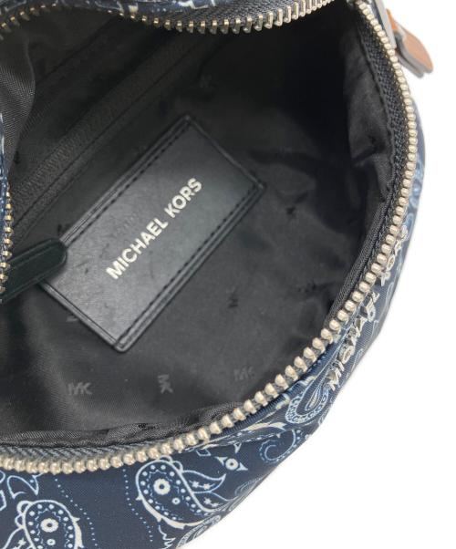 MICHAEL KORS（マイケルコース）MICHAEL KORS (マイケルコース) ウエストポーチ ネイビーの古着・服飾アイテム