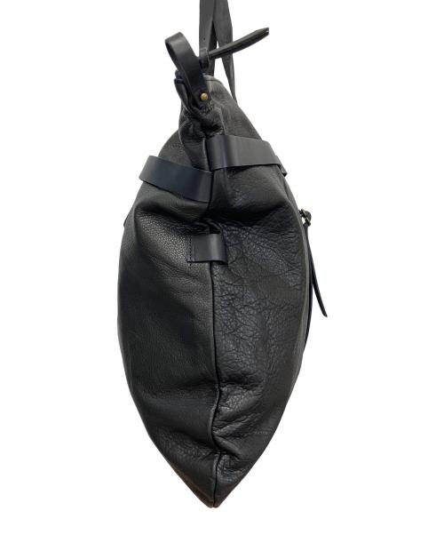 SPENCER DEVINE（SPENCER DEVINE）SPENCER DEVINE (SPENCER DEVINE) レザートートバッグ ブラックの古着・服飾アイテム