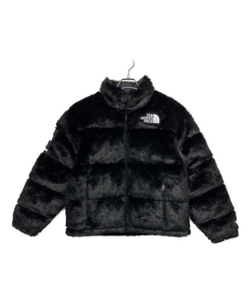 THE NORTH FACE（ザ ノース フェイス）THE NORTH FACE (ザ ノース フェイス) Supreme (シュプリーム) Faux Fur Nuptse Jacket ブラック サイズ:Sの古着・服飾アイテム