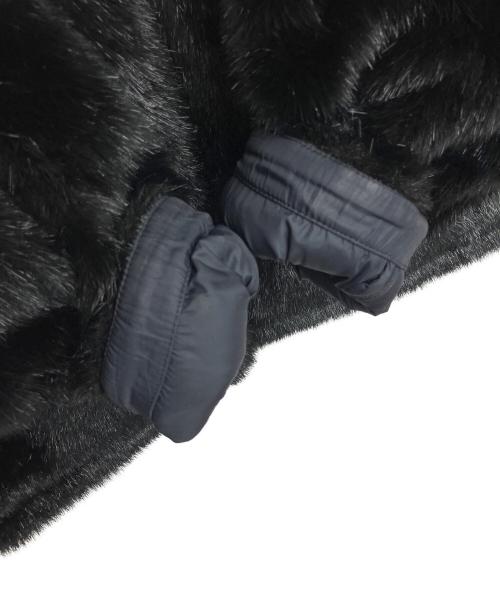 THE NORTH FACE（ザ ノース フェイス）THE NORTH FACE (ザ ノース フェイス) Supreme (シュプリーム) Faux Fur Nuptse Jacket ブラック サイズ:Sの古着・服飾アイテム