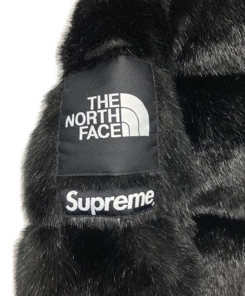 THE NORTH FACE（ザ ノース フェイス）THE NORTH FACE (ザ ノース フェイス) Supreme (シュプリーム) Faux Fur Nuptse Jacket ブラック サイズ:Sの古着・服飾アイテム