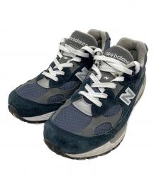 NEW BALANCE（ニューバランス）の古着「New Balance 992 "Navy" 」｜グレー