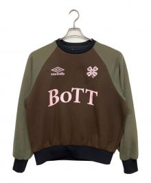 UMBRO×BoTT×BEAMS T（アンブロ×ボット×ビームス ティー）の古着「75-13-0572-493　24SS　Sweatshirt」｜ブラウン×カーキ