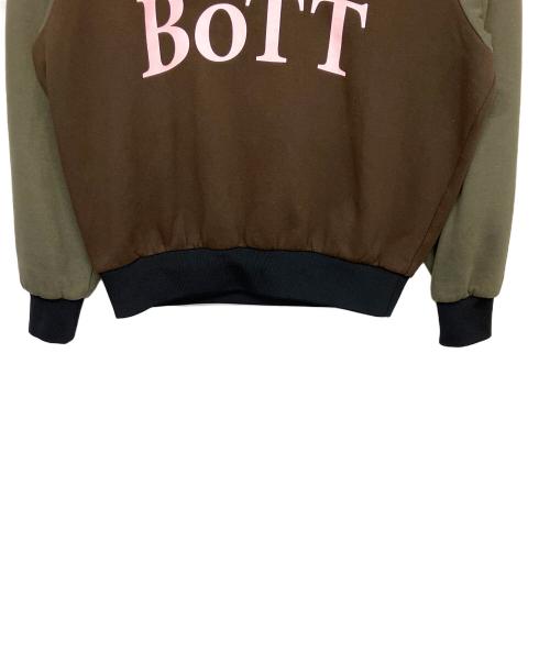 UMBRO（アンブロ）UMBRO (アンブロ) BoTT (ボット) BEAMS T (ビームス ティー) 75-13-0572-493　24SS　Sweatshirt ブラウン×カーキ サイズ:Mの古着・服飾アイテム