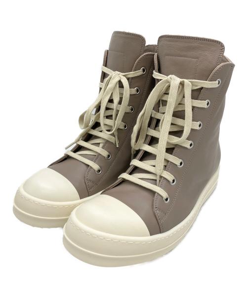 RICK OWENS（リックオウエンス）RICK OWENS (リックオウエンス) FRESH/ MILK RP01E7890LCO　ハイカットスニーカー サイズ:39の古着・服飾アイテム