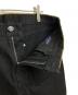 中古・古着 LOUIS VUITTON (ルイ ヴィトン) HID80WDK0　レギュラー コットン ストレート デニムパンツ ブラック サイズ:38：30000円