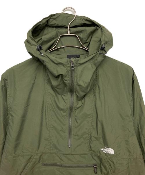 THE NORTH FACE（ザ ノース フェイス）THE NORTH FACE (ザ ノース フェイス) NP21735　コンパクトアノラック グリーン サイズ:Lの古着・服飾アイテム