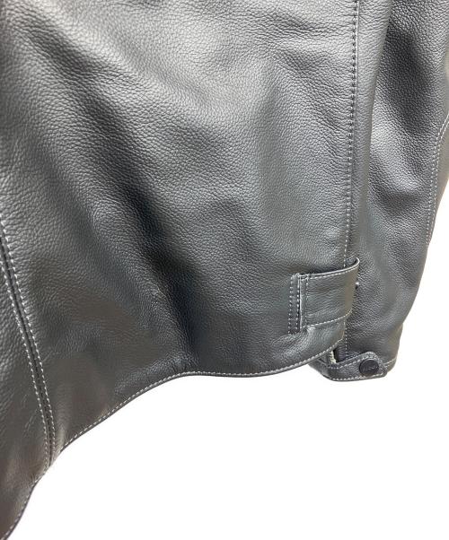 DUCATI（ドゥカティ）DUCATI (ドゥカティ) レザージャケット ブラック×レッド サイズ:Lの古着・服飾アイテム