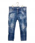 DSQUARED2ディースクエアード）の古着「S74LB0970　デニムパンツ」｜ネイビー