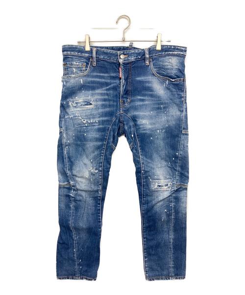 DSQUARED2（ディースクエアード）DSQUARED2 (ディースクエアード) S74LB0970　デニムパンツ ネイビー サイズ:52の古着・服飾アイテム