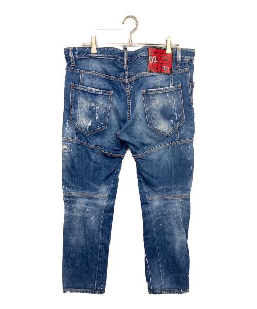 DSQUARED2（ディースクエアード）DSQUARED2 (ディースクエアード) S74LB0970　デニムパンツ ネイビー サイズ:52の古着・服飾アイテム