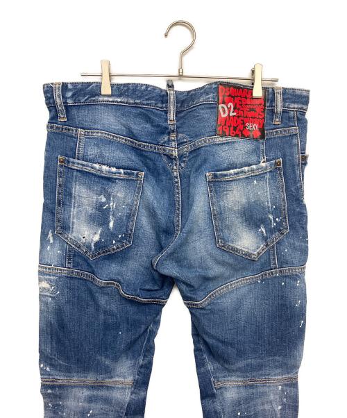 DSQUARED2（ディースクエアード）DSQUARED2 (ディースクエアード) S74LB0970　デニムパンツ ネイビー サイズ:52の古着・服飾アイテム