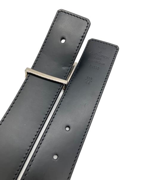 LOUIS VUITTON（ルイ ヴィトン）LOUIS VUITTON (ルイ ヴィトン) レザーベルト  ＢＣ3109 ブラックの古着・服飾アイテム