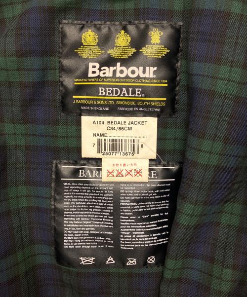 Barbour（バブアー）Barbour (バブアー) ビデイルジャケット ブラック サイズ:C34の古着・服飾アイテム