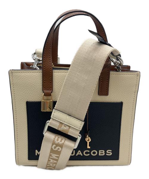 MARC JACOBS（マークジェイコブス）MARC JACOBS (マークジェイコブス) 2WAYバッグ ベージュ×ブラウンの古着・服飾アイテム