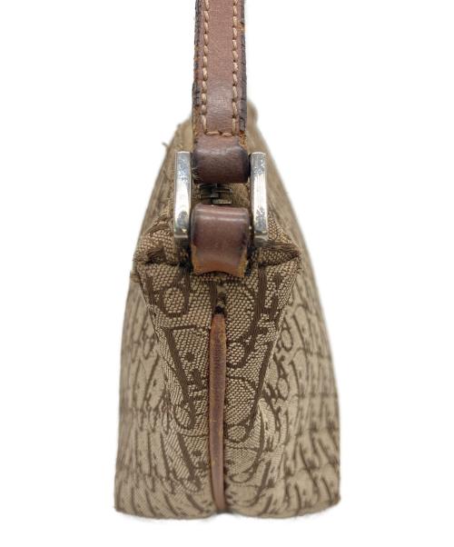 Christian Dior（クリスチャン ディオール）Christian Dior (クリスチャン ディオール) トロッター ハンドポーチ ブラウンの古着・服飾アイテム