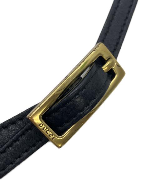GUCCI（グッチ）GUCCI (グッチ) アクセサリーポーチ ブラックの古着・服飾アイテム