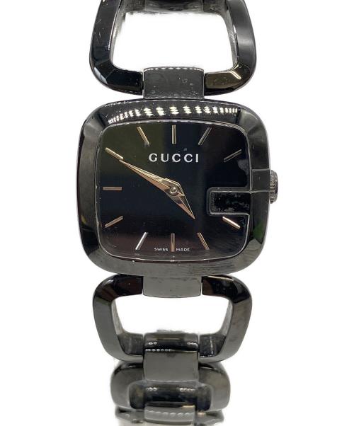 GUCCI（グッチ）GUCCI (グッチ) リストウォッチ ブラックの古着・服飾アイテム