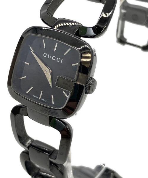 GUCCI（グッチ）GUCCI (グッチ) リストウォッチ ブラックの古着・服飾アイテム