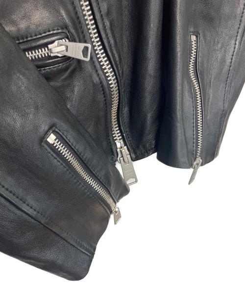 ALL SAINTS（オールセインツ）ALL SAINTS (オールセインツ) ダブルライダースジャケット ブラック サイズ:Sの古着・服飾アイテム
