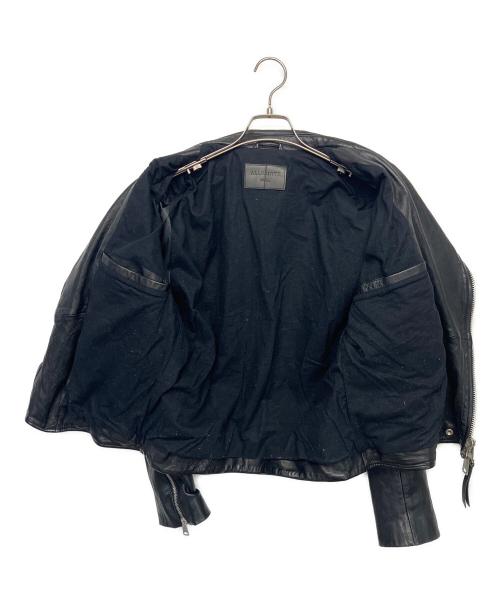 ALL SAINTS（オールセインツ）ALL SAINTS (オールセインツ) ダブルライダースジャケット ブラック サイズ:Sの古着・服飾アイテム