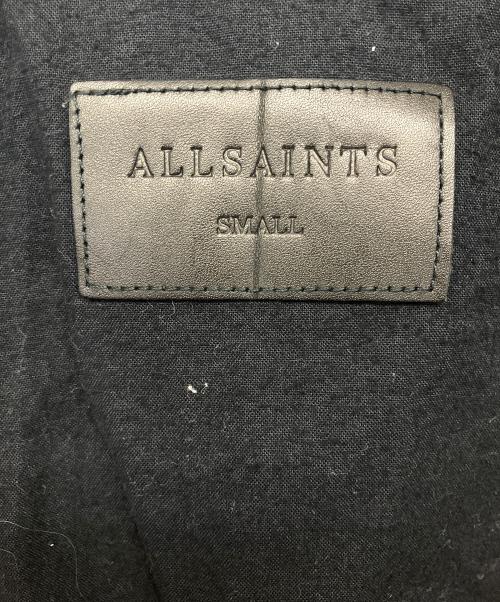 ALL SAINTS（オールセインツ）ALL SAINTS (オールセインツ) ダブルライダースジャケット ブラック サイズ:Sの古着・服飾アイテム