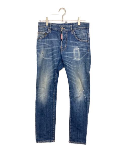 DSQUARED2（ディースクエアード）DSQUARED2 (ディースクエアード) S74LB0715　デニムパンツ ネイビー サイズ:42の古着・服飾アイテム