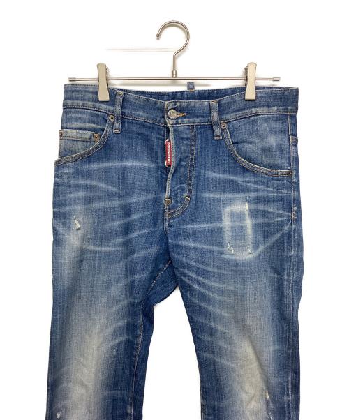 DSQUARED2（ディースクエアード）DSQUARED2 (ディースクエアード) S74LB0715　デニムパンツ ネイビー サイズ:42の古着・服飾アイテム