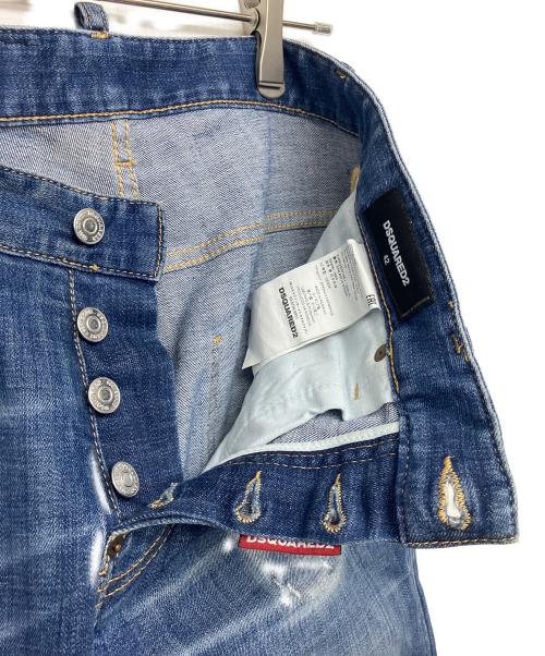 DSQUARED2（ディースクエアード）DSQUARED2 (ディースクエアード) S74LB0715　デニムパンツ ネイビー サイズ:42の古着・服飾アイテム