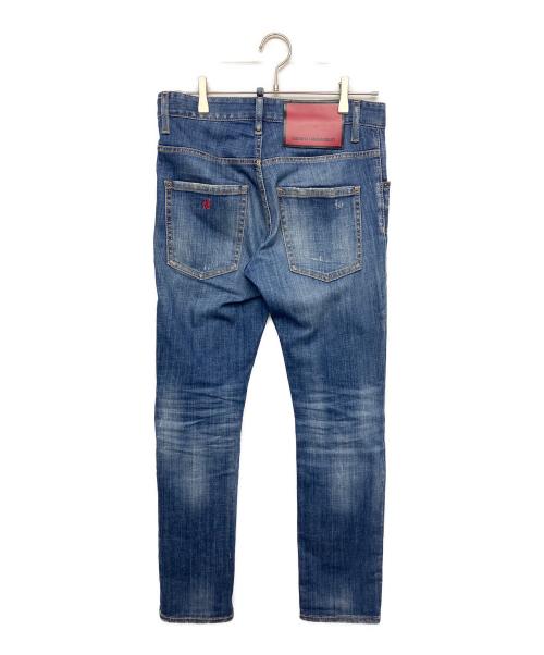 DSQUARED2（ディースクエアード）DSQUARED2 (ディースクエアード) S74LB0715　デニムパンツ ネイビー サイズ:42の古着・服飾アイテム