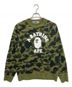 中古・古着通販】AFB (エーエフビー) カモ柄迷彩Tシャツ グリーン