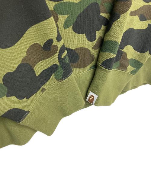 A BATHING APE（アベイシングエイプ）A BATHING APE (アベイシングエイプ) 001SWM301009M　スウェット グリーン サイズ:Mの古着・服飾アイテム
