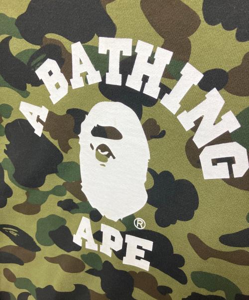 A BATHING APE（アベイシングエイプ）A BATHING APE (アベイシングエイプ) 001SWM301009M　スウェット グリーン サイズ:Mの古着・服飾アイテム