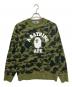 A BATHING APE（アベイシングエイプ）の古着「001SWM301009M　スウェット」｜グリーン