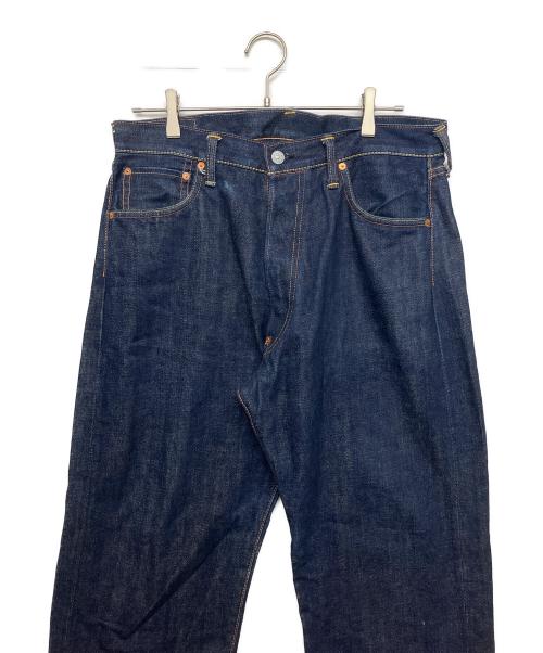 EVISU（エヴィス）EVISU (エヴィス) 2001　ビッグ音ペイントデニムパンツ インディゴ サイズ:86cm (W34)の古着・服飾アイテム