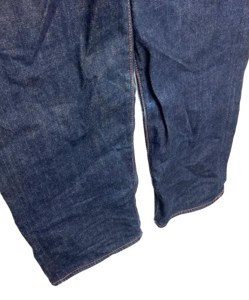 EVISU（エヴィス）EVISU (エヴィス) 2001　ビッグ音ペイントデニムパンツ インディゴ サイズ:86cm (W34)の古着・服飾アイテム