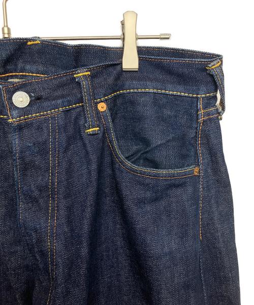 EVISU（エヴィス）EVISU (エヴィス) 2001　ビッグ音ペイントデニムパンツ インディゴ サイズ:86cm (W34)の古着・服飾アイテム