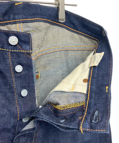 EVISU（エヴィス）EVISU (エヴィス) 2001　ビッグ音ペイントデニムパンツ インディゴ サイズ:86cm (W34)の古着・服飾アイテム