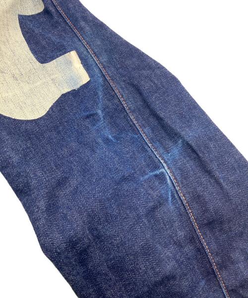 EVISU（エヴィス）EVISU (エヴィス) 2001　ビッグ音ペイントデニムパンツ インディゴ サイズ:86cm (W34)の古着・服飾アイテム