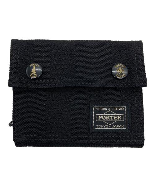PORTER（ポーター）PORTER (ポーター) 638-07801　2つ折り財布 ブラックの古着・服飾アイテム