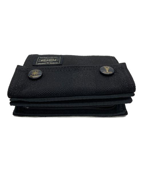 PORTER（ポーター）PORTER (ポーター) 638-07801　2つ折り財布 ブラックの古着・服飾アイテム