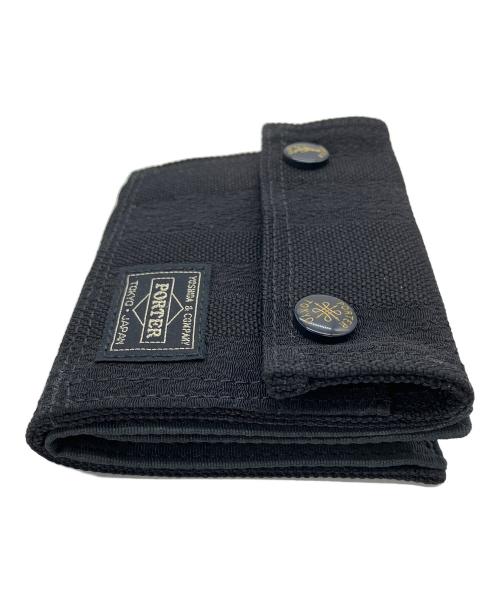 PORTER（ポーター）PORTER (ポーター) 638-07801　2つ折り財布 ブラックの古着・服飾アイテム