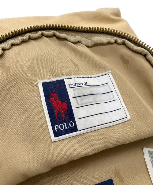 POLO RALPH LAUREN（ポロ・ラルフローレン）POLO RALPH LAUREN (ポロ・ラルフローレン) リュック ベージュの古着・服飾アイテム